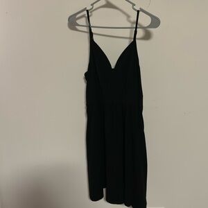 Spaghetti Strap Black Dress